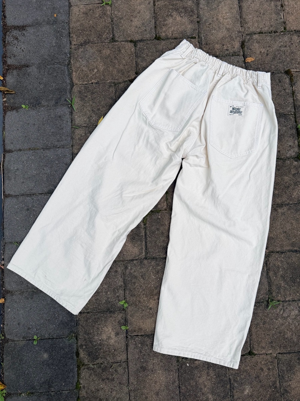 Like New RJ Big Baby Utility Jeans in Natural Canvas sz L - Picture 7 of 9